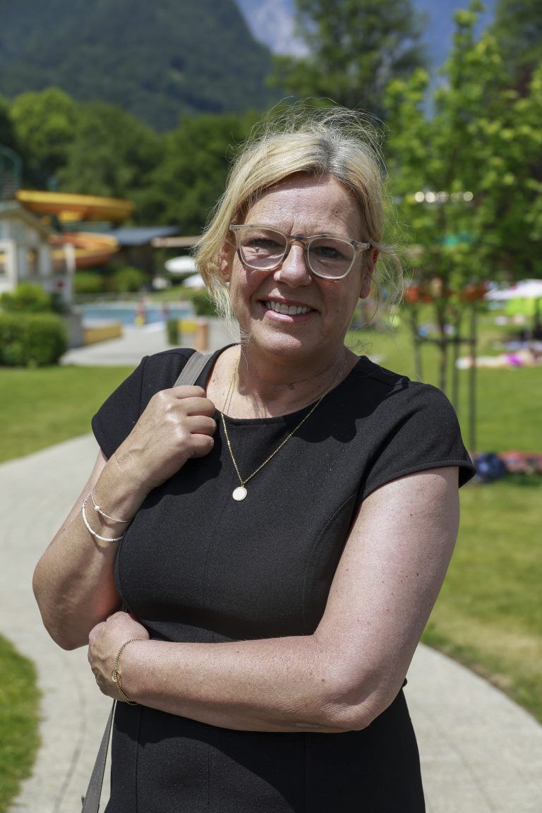 Aktivpark-Chefin Angelika Vonbank freut sich über steigende Besucherzahlen.