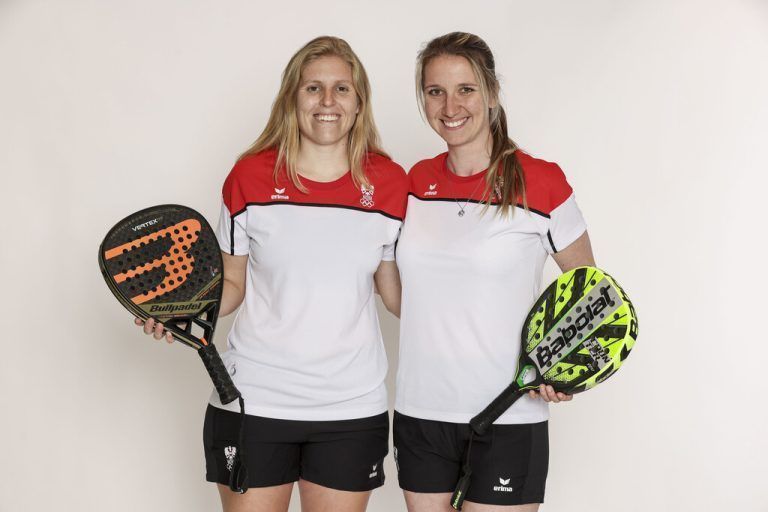 Rebeca Fernandez Niederacher (l.) mit Doppelpartnerin Sabrina Urban. GEPA
