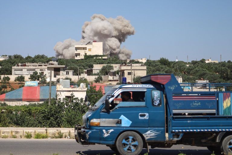 Russischer Luftangriff brachte Tod und Vernichtung in Syrien.AFP
