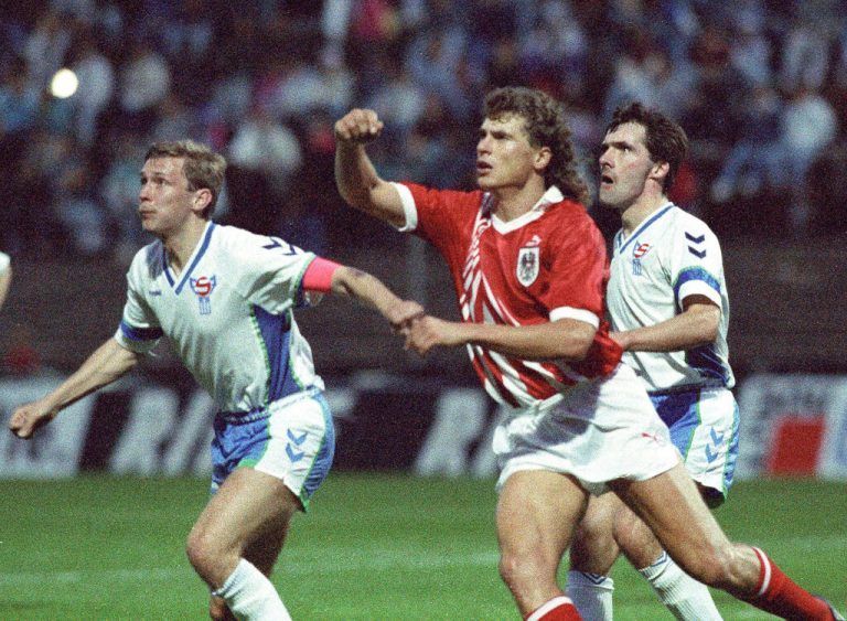 Toni Polster war 1991 dabei.gepa
