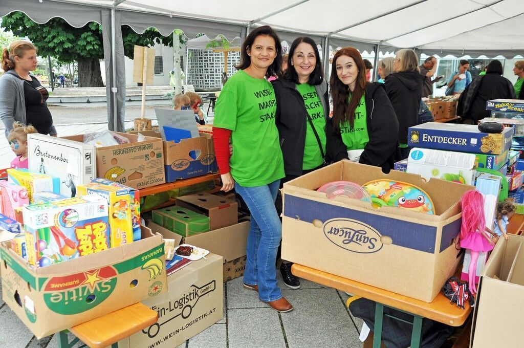 Flohmarkt für eine gesunde Jause