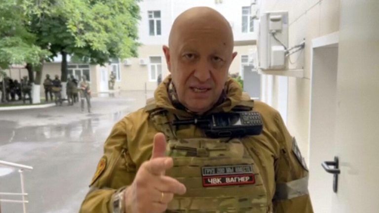Wagner-Chef Jewgeni Prigoschin soll sich in Belarus aufhalten.AP
