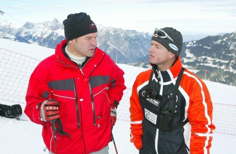 2004 beim Training mit dem deutschen Nationalteam am Hochjoch. <span class="copyright">Zellhofer</span>