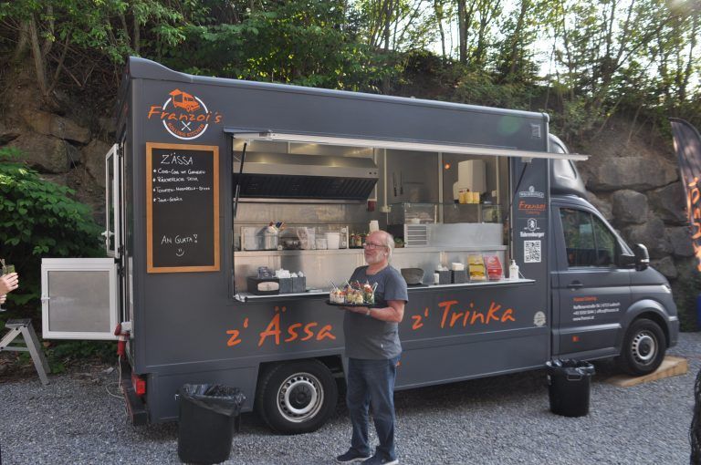 Der Foodtruck ist bei verschiedenen Veranstaltungen im Einsatz.