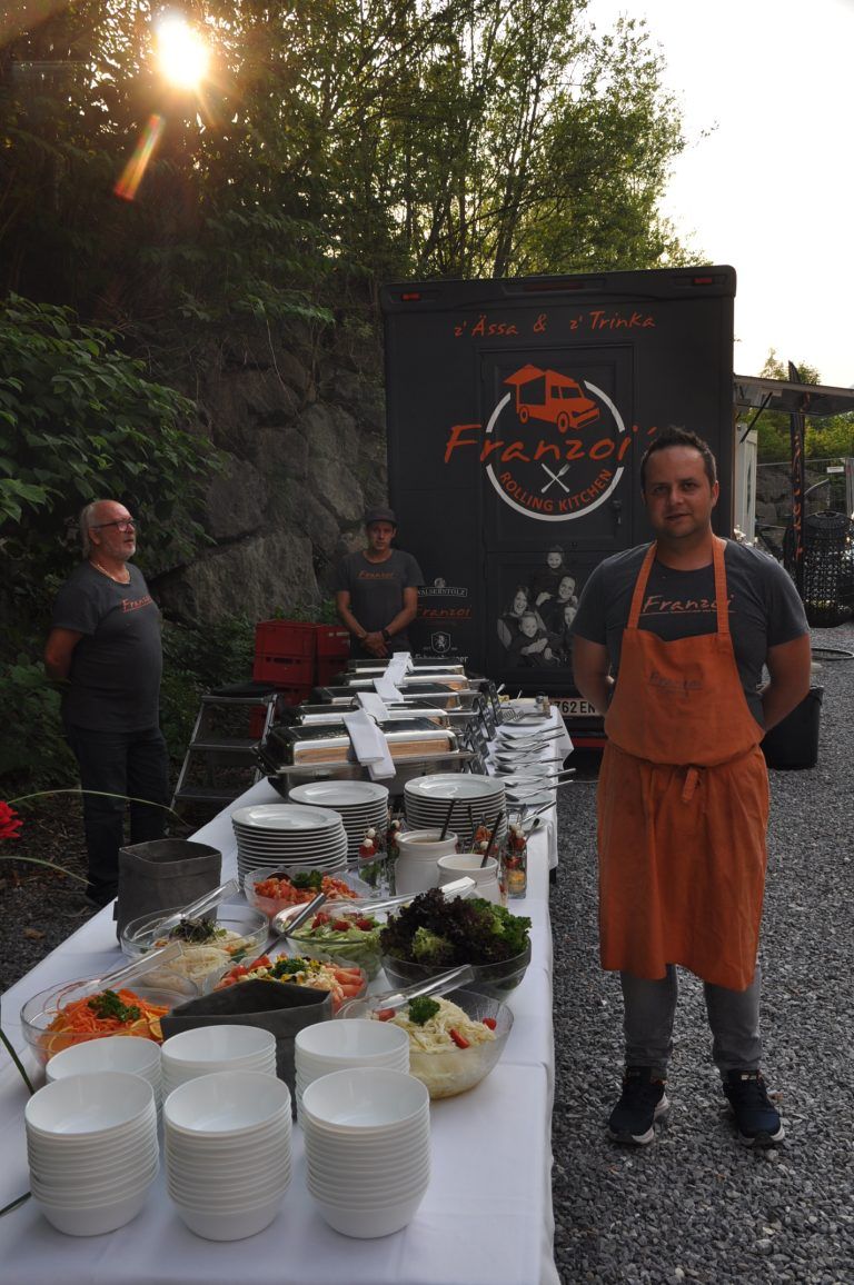 Auch Caterings bietet der Wirt Johann Franzoi an. 