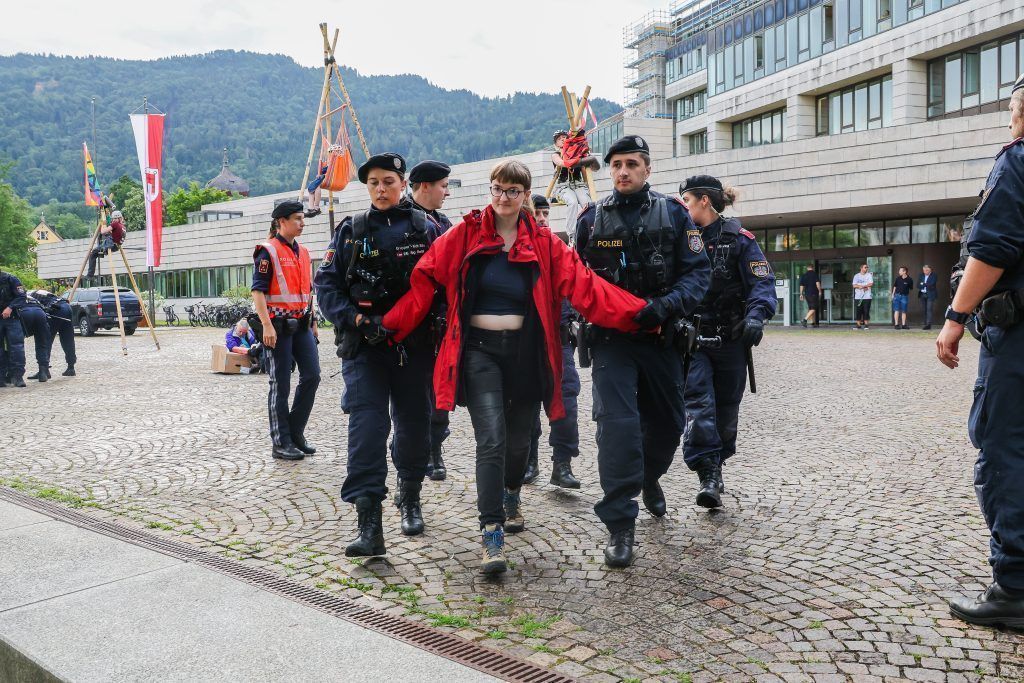 Darum sind Demonstrationen rund um das Landhaus verboten