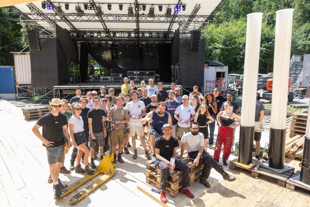 Poolbar-Countdown: Letzter Feinschliff für das Festivalgelände