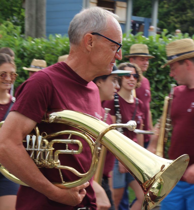 Mit von der Partie selbstverständlich auch Vizebürgermeister Arno Rauch, seit vielen Jahren aktiver Musikant.