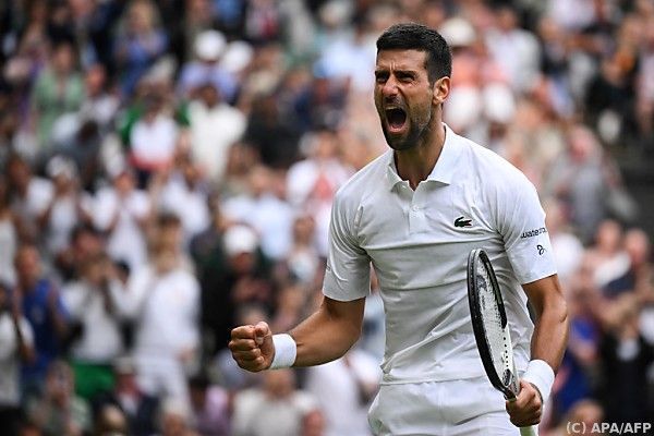 33. Sieg in Serie - Djokovic im Wimbledon-Halbfinale