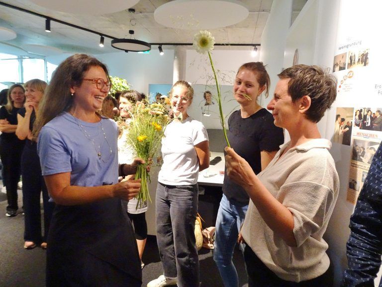 Emotionaler Abschied im aha: Geschäftsführerin Monika Paterno geht in Pension. <span class="copyright">cth</span>