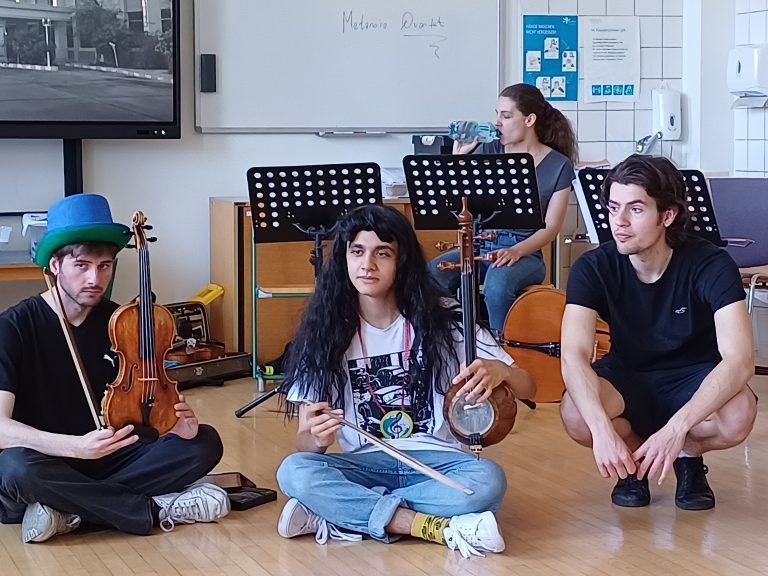 Das Metanoia-Quartett war zu Gast an der VS Leopold.