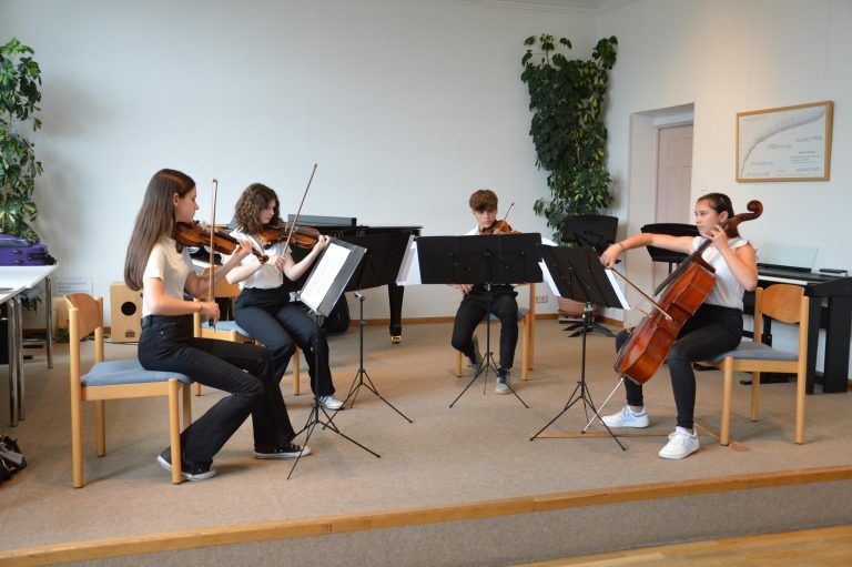 Streichquartett LuNaVaLi - Berührende Abschiedsmatinée in der Rheintalischen Musikschule.