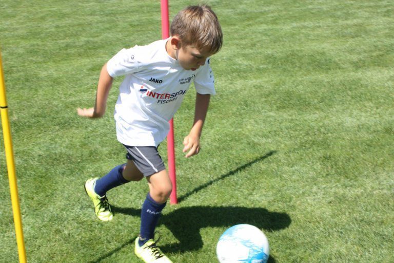 Auch die Kleinsten konnten auf dem Feldkircher Fußballcamp ihre Technik verbessern.