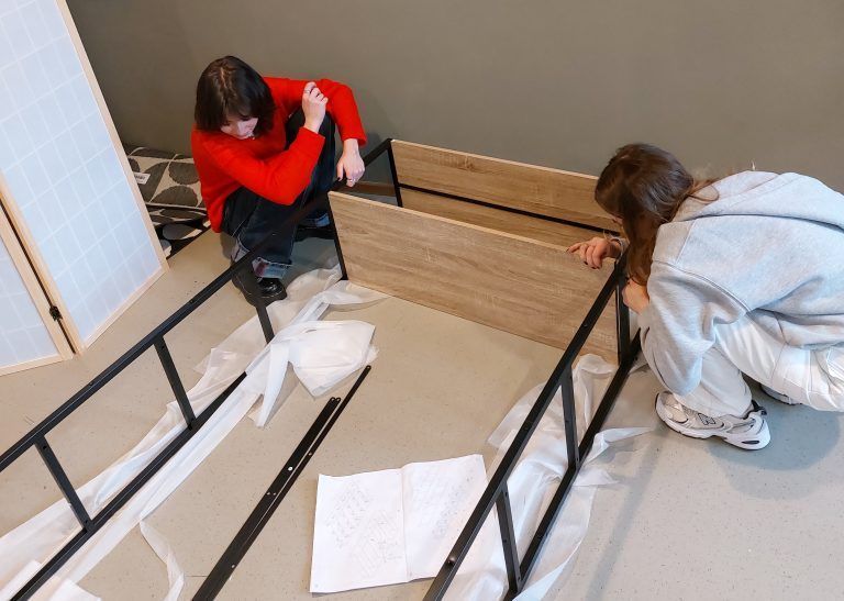 Mit Teamwork entstand ein neuer, ansprechender Shoppingraum. 