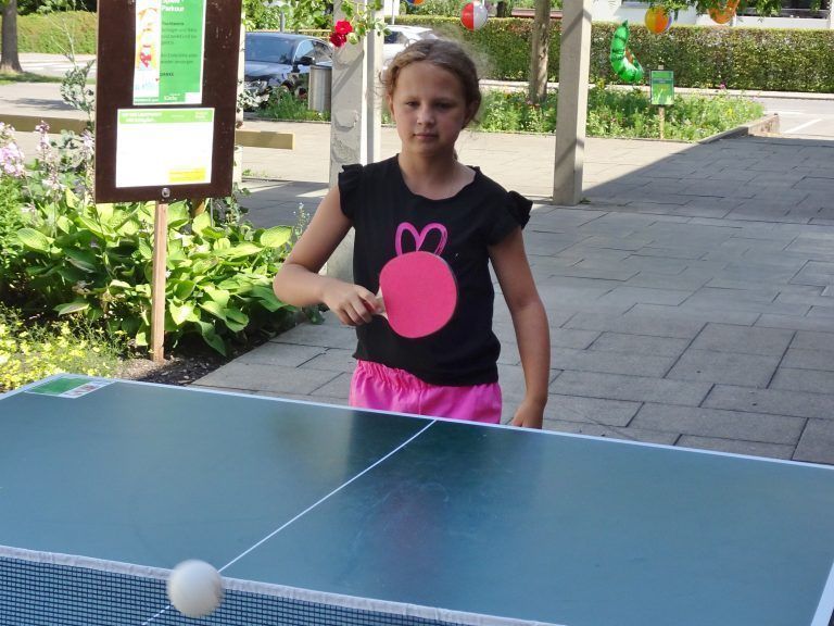 Tischtennis erfordert viel Fingerspitzengefühl.