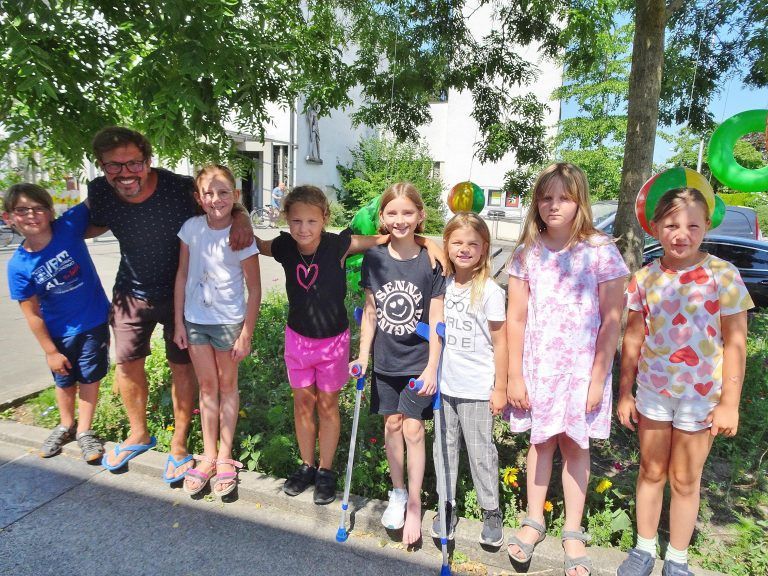 Die Kinder vom Ferienclub Rohrbach kommen sicher wieder beim Spiele-Parkours vorbei, da waren sich alle einig. 