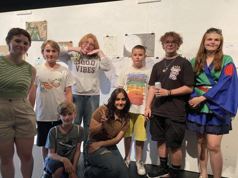 Das Team, das die Kunststücke in den Workshops erarbeitet hat, hat sich über jeden Besuch gefreut. <span class="copyright">steurer </span>