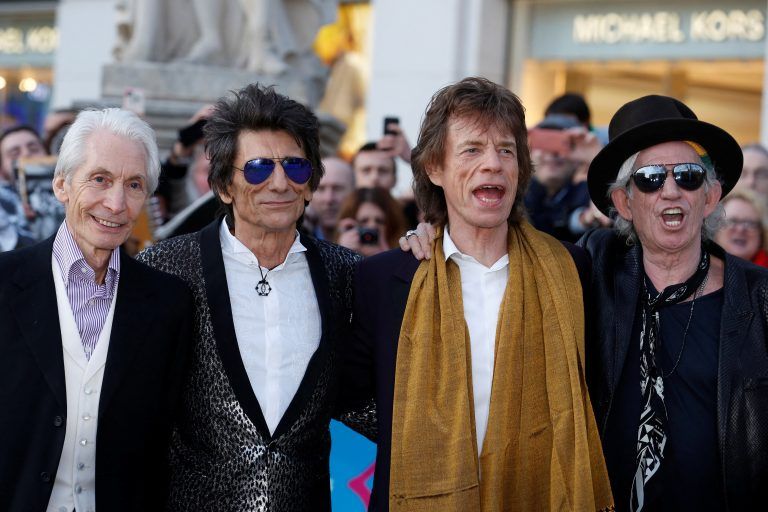 Charlie Watts, Ronnie Wood, Mick Jagger und Keith Richards. <span class="copyright">REUTERS/Luke MacGregor/File Photo</span>