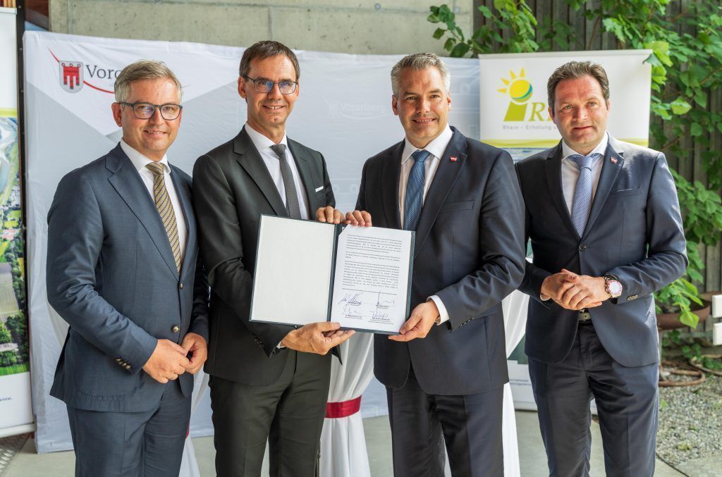 Hinter den Kulissen: Rhesi-Staatsvertrag lockt Politprominenz ins Land
