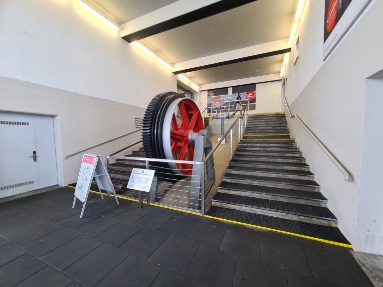 In Zukunft wird es eine Rolltreppe geben. <span class="copyright">VN/JUN</span>