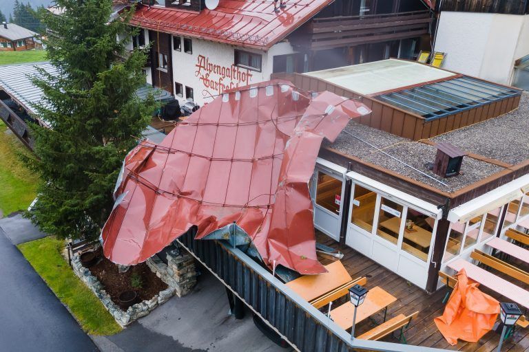 In St. Gallenkirch wurde nicht nur ein Gasthaus schwer beschädigt. <span class="copyright">Hofmeister</span>