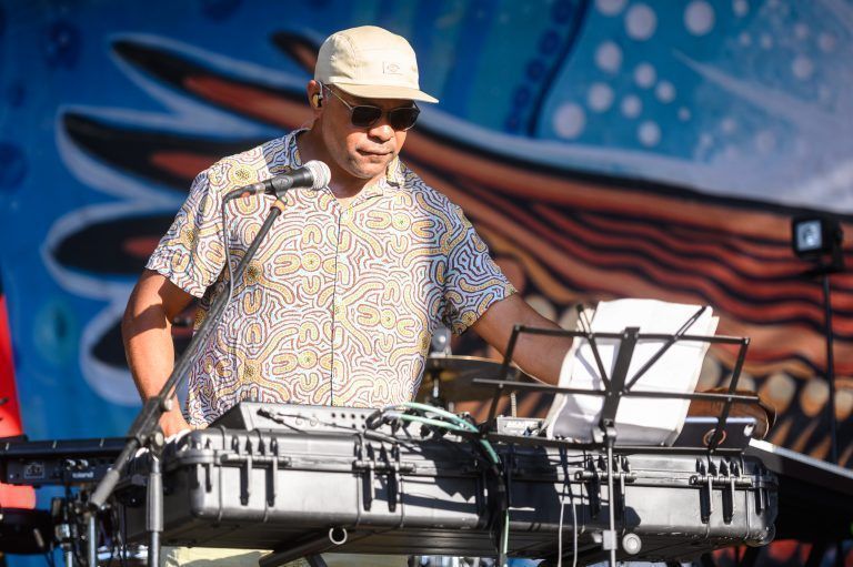 Am Samstag stand Fred Leone auf der Open-Air-Bühne und begeisterte das Publikum mit seinem charismatischen Auftritt.