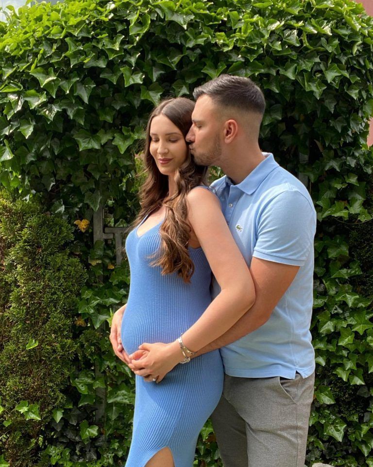 Olivera und Vladan freuen sich auf die Geburt ihres Babys.