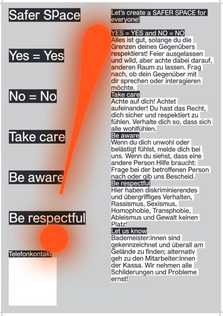 So wird das Plakat aussehen, der QR-Code muss noch unten links eingefügt werden. <span class="copyright">paul flor</span>