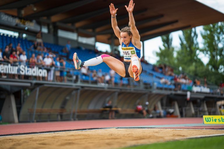Mehrkampfkollegin Chiara-Belinda Schuler wurde ÖM-Dritte mit 6,06 m und holte sich die Bronzemedaille. <span class="copyright">ÖLV</span> 