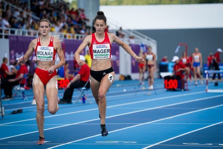 Anna Mager zog ganz souverän ins Halbfinale ein.ÖLV/Schilderman