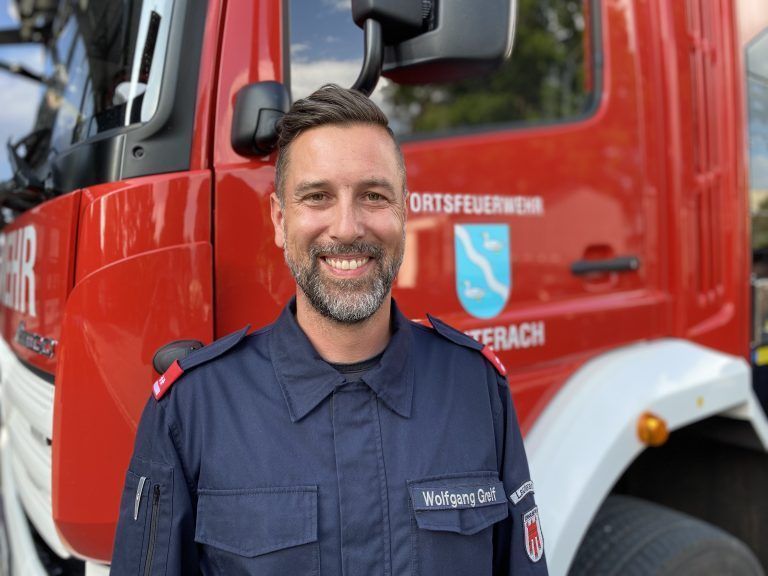 Wolfgang Greif ist einer der inzwischen seltenen Quereinsteigern, die nicht über die Jugendfeuerwehr in den Aktivstand kam.<span class="copyright"> VN/RAuch</span>