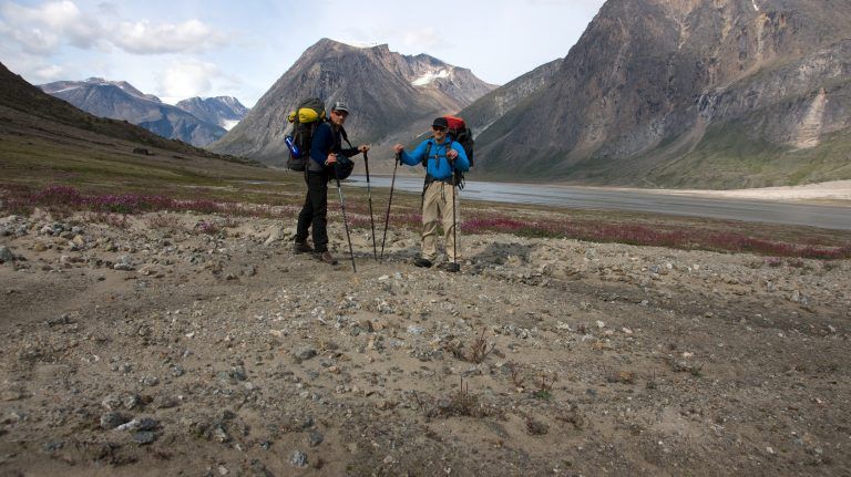 Jürgen Sprickler (l.) mit seinem Bruder Klaus auf einer der abenteuerlichen Touren in der Wildnis von Kanada. Sprickler
