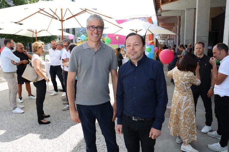 Architekten Markus Malin und Michelangelo Zaffigniani.