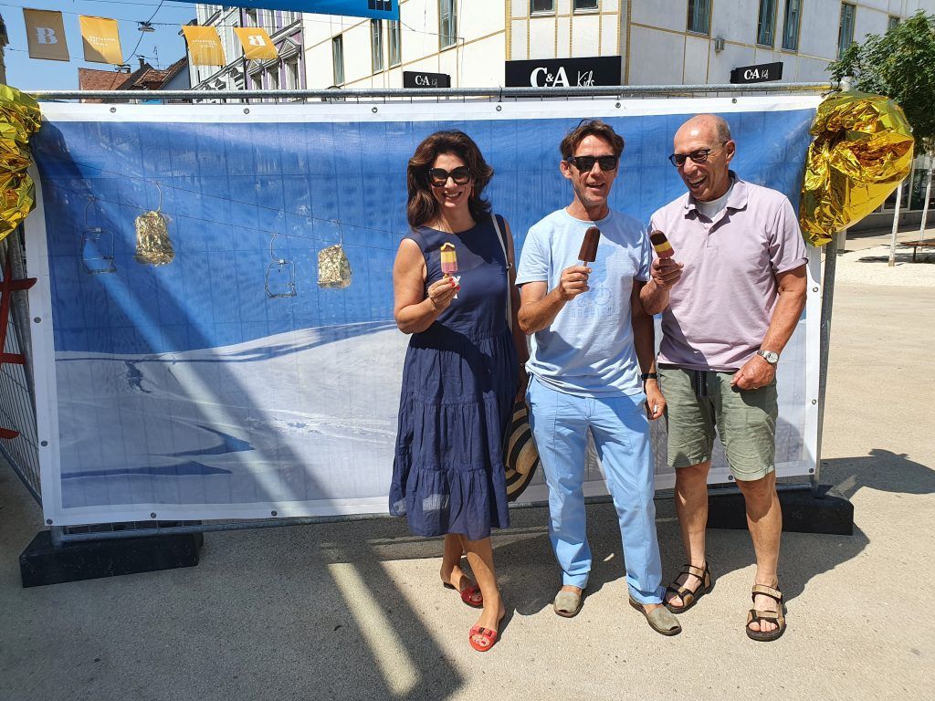 Wenn es im Hochsommer Eis in Bregenz regnet