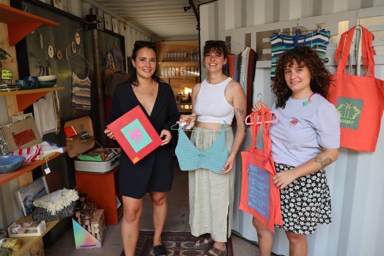 Leonie Rudolph, Hannah Greber und Annalena Schnetzer vom „Style Cafe“.