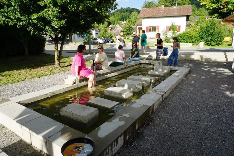 Hier ließen sich die hochsommerlichen Temperaturen ertragen.