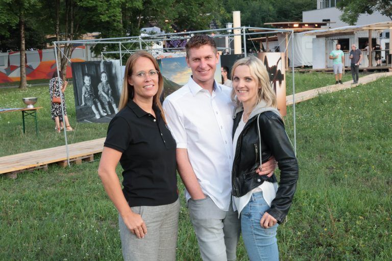Judith Moser, Martin und Marina Gassner.