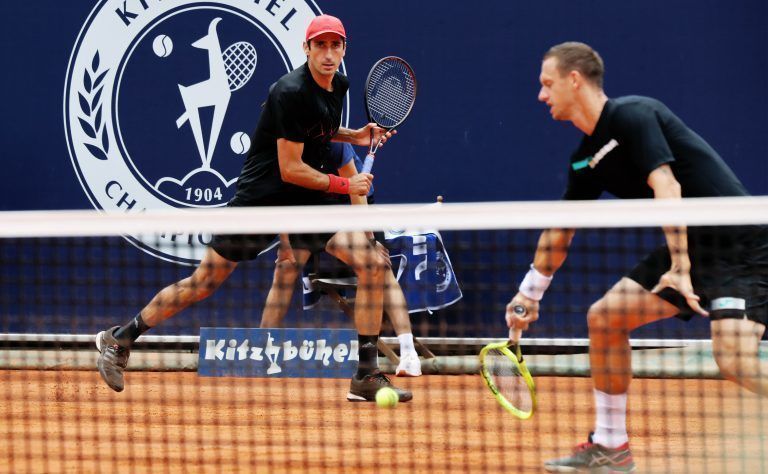 Im 2019-Finale in Kitzbühel setzten sich Oswald/Polasek gegen die Belgier Gille/Vliegen mit 6:4, 6:4 durch. <span class="copyright">GEPA</span>