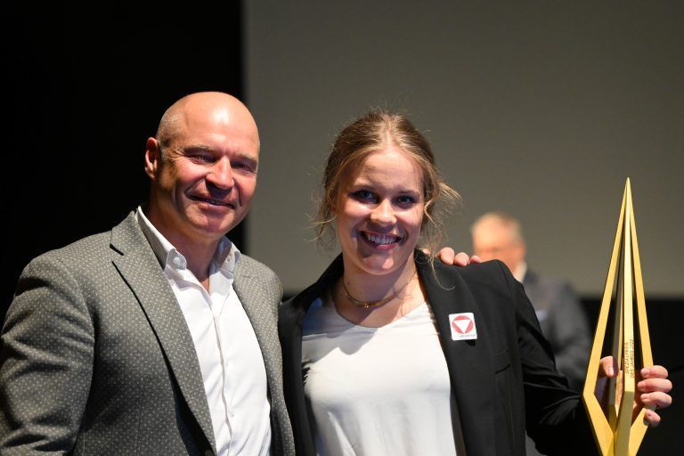 Anlässlich der Sportwelt 2023 mit Magdalena Egger.<span class="copyright"> VN-Lerch</span>