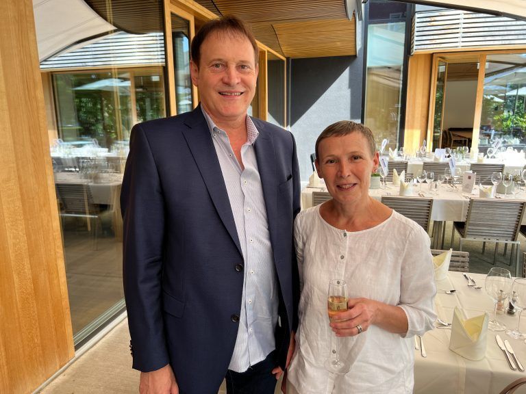 Galeristen Carmen und Werner Böhler freuten sich ebenso über die Einladung.