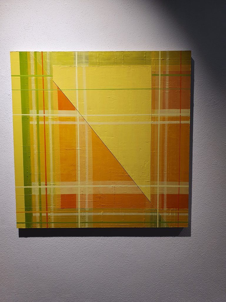 Mine Sweeping, 2003, Acryl auf Holz, 70 x 70 cm.