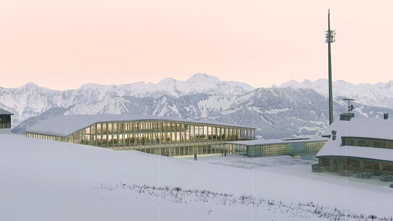 So soll das neue Bergrestaurant „Grüneck“ aussehen. <span class="copyright">illwerke vkw</span>
