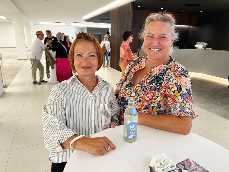 Gute Laune bei Andrea Juen und Friederike Buljat.