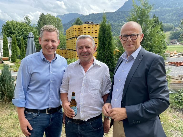 Bernhard Heinzle, Obmann Lothar Gallaun und Walter Gohm.