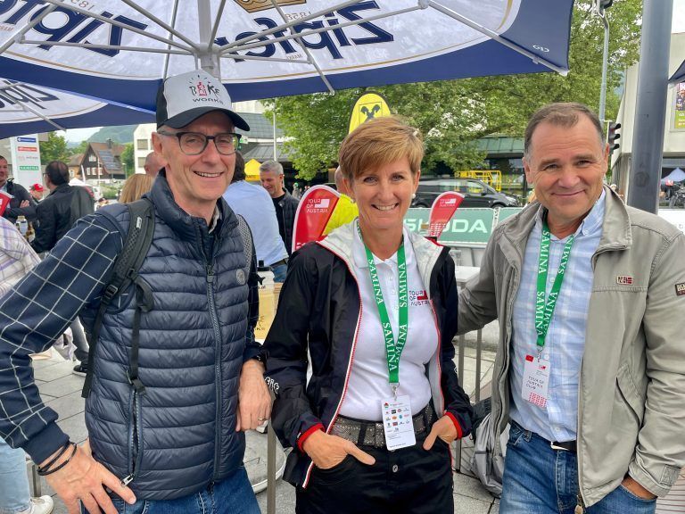 Herbert Steiner, Messe-Geschäftsführerin Sabine Tichy-Treimel und Andreas Werle (von links).