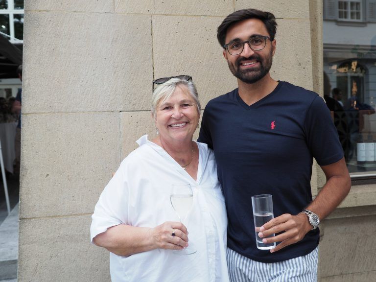 Francoise Paszek mit Sohn Joel.