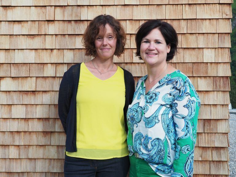 Im Veranstaltungs-Team: Architektin Miriam Lehmann-Gragert und Pia Puljanic.