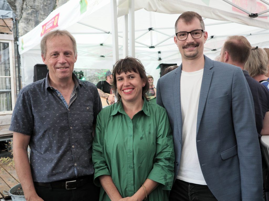 Dankesfeier im Steinbruch