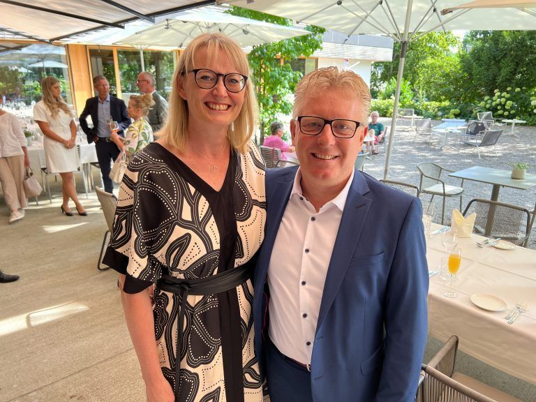 Silvia und Thomas Schwendinger genossen den Abend.