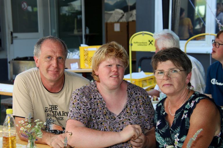 Sophie und ihre Familie waren ebenfalls beim Sommerfest dabei.